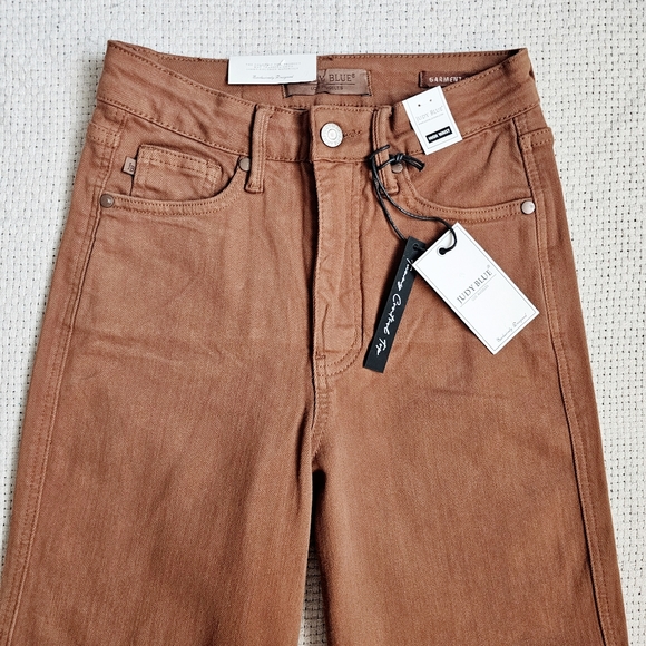 Judy Blue Tummy Control Wide Leg Crop Jeans Size 3(26) 5(27) 11(30) - Picture 8 of 16